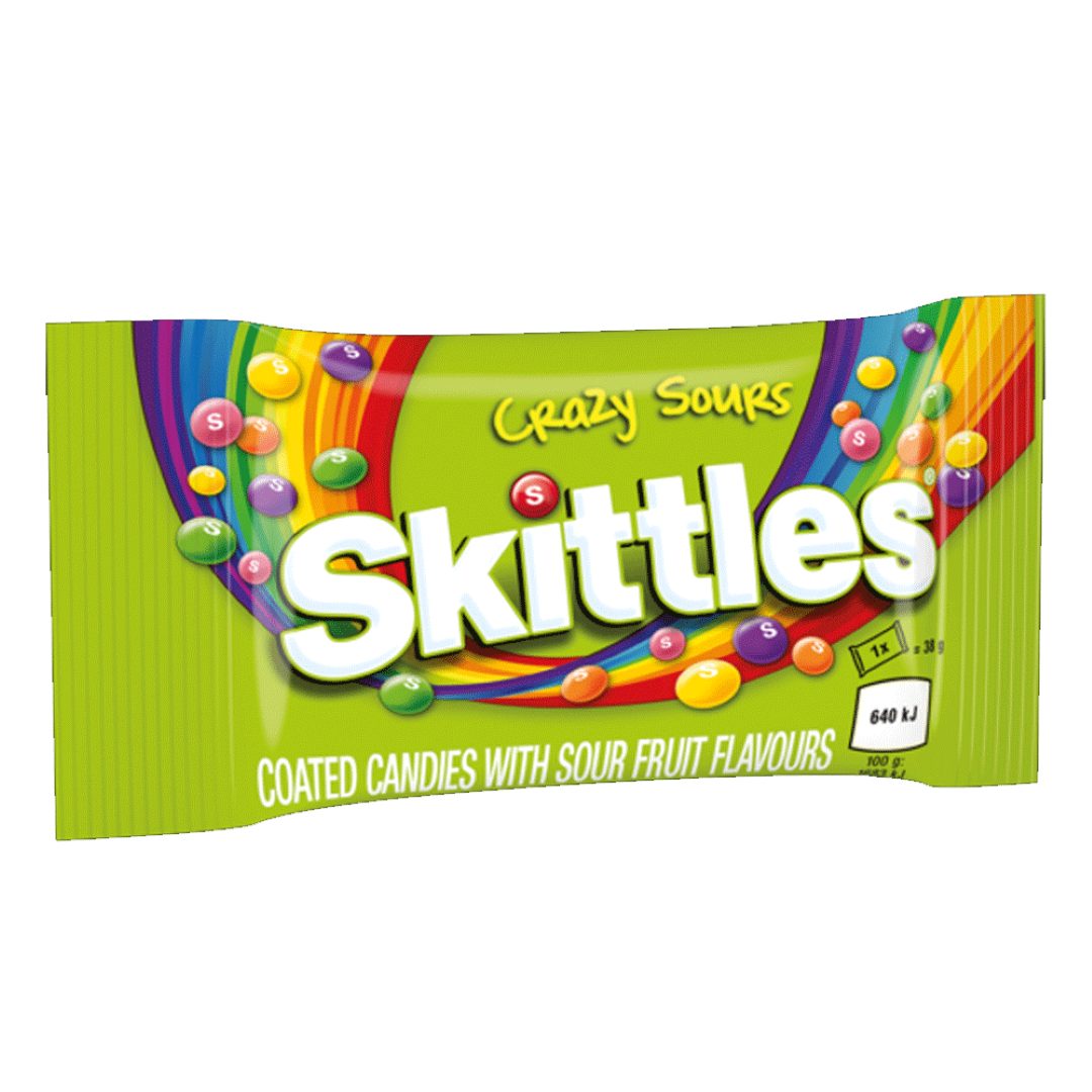 SKITTLES CRAZY SOURS 38G